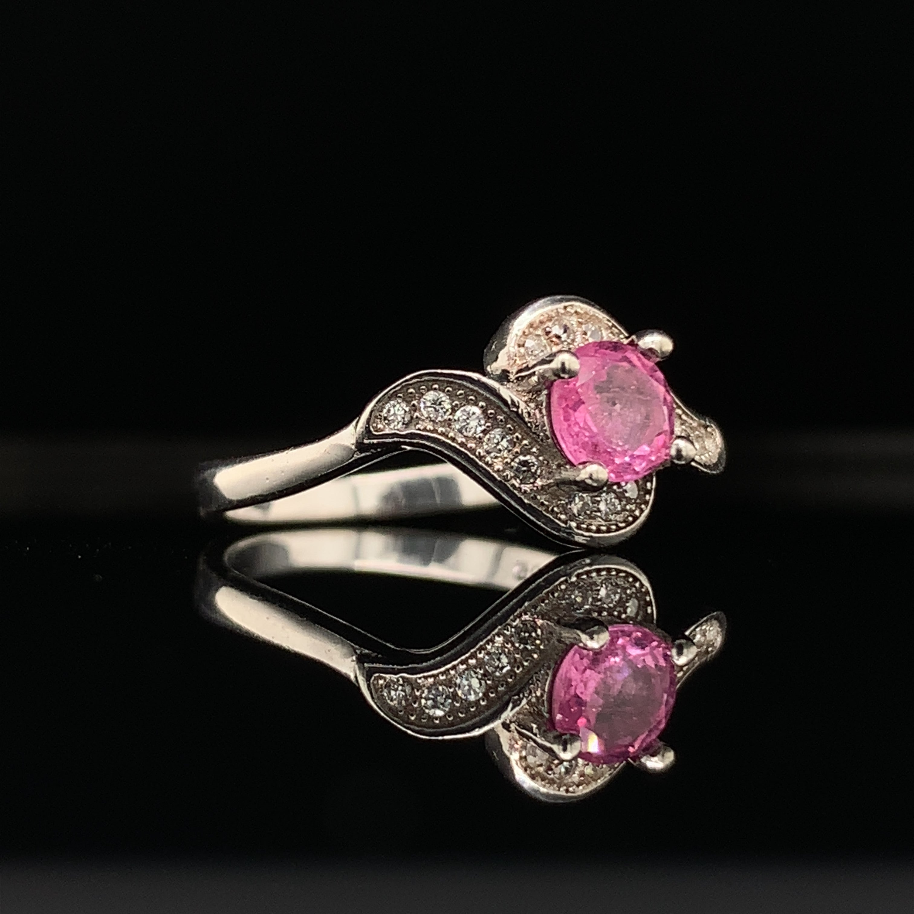 pink jewelry womens ring