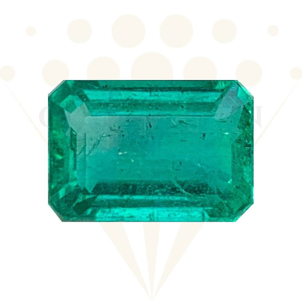 Colombian Emerald 2.40 Ct - No Oil Treatment, Investment Grade Gem for Engagement Rings and Jewelry Making - Baza Boutique 