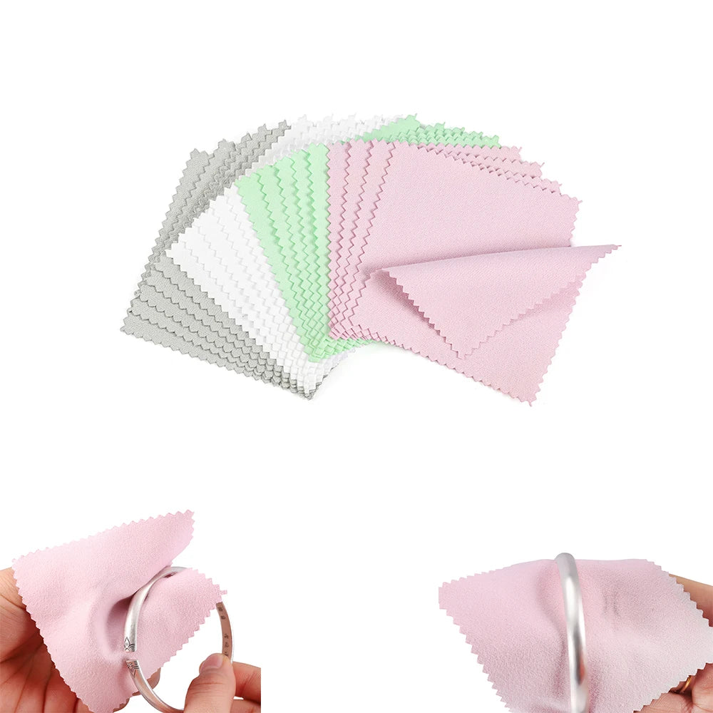 Jewelry Polishing Cloth & Cleaning Cloth For Silver Gold Jewelry Tool