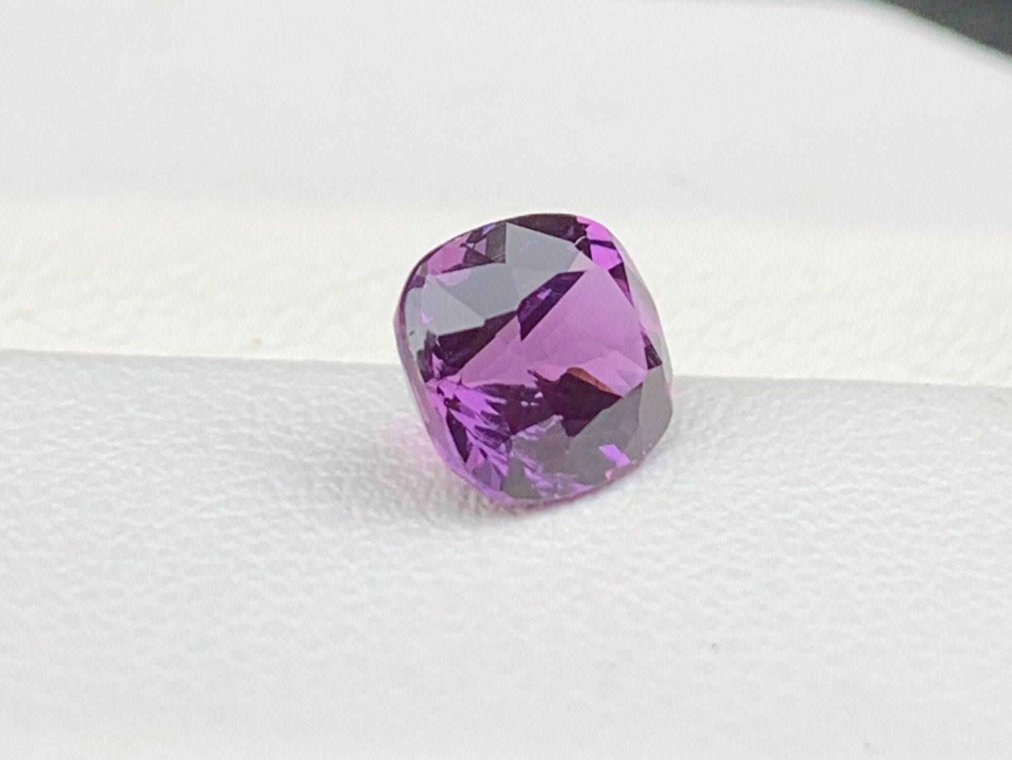 Purple sapphire 1.67 Carats , Unheated Lavender sapphire , lilac sapphire ring , purple sapphire , Gift for Her, Sapphire ring - Baza Boutique 