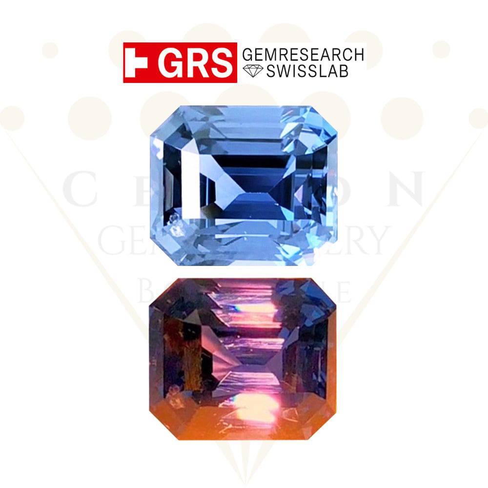 5.39 Cts Natural Cobalt Spinel GRS Certified - (UH) - Rare Ceylon Spinel - Baza Boutique 