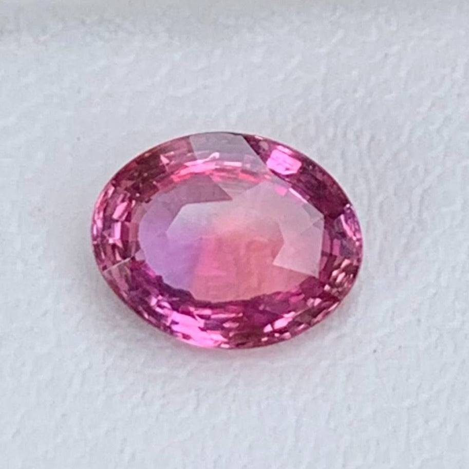 1.27 Cts Natural Padparadscha Sapphire - Baza Boutique 