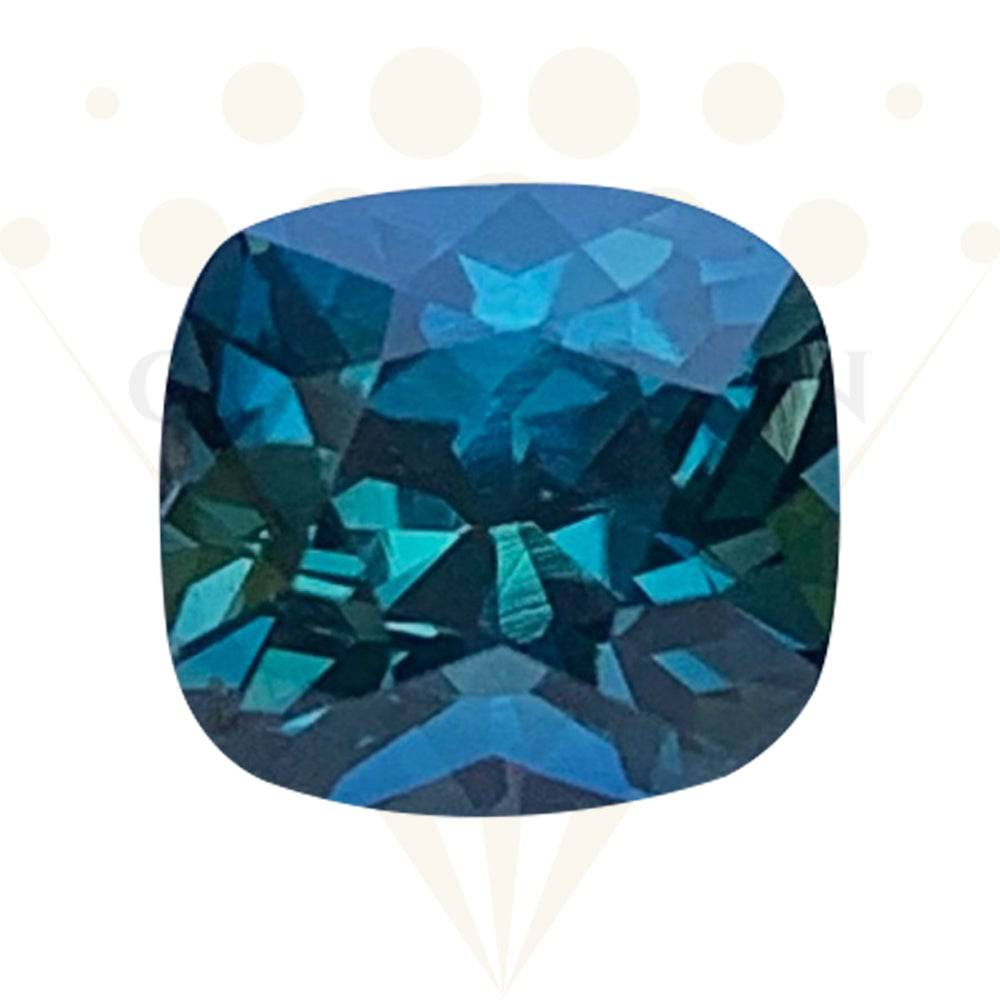 1.76 Cts Natural Peacock Teal Sapphire - (UH) - Baza Boutique 