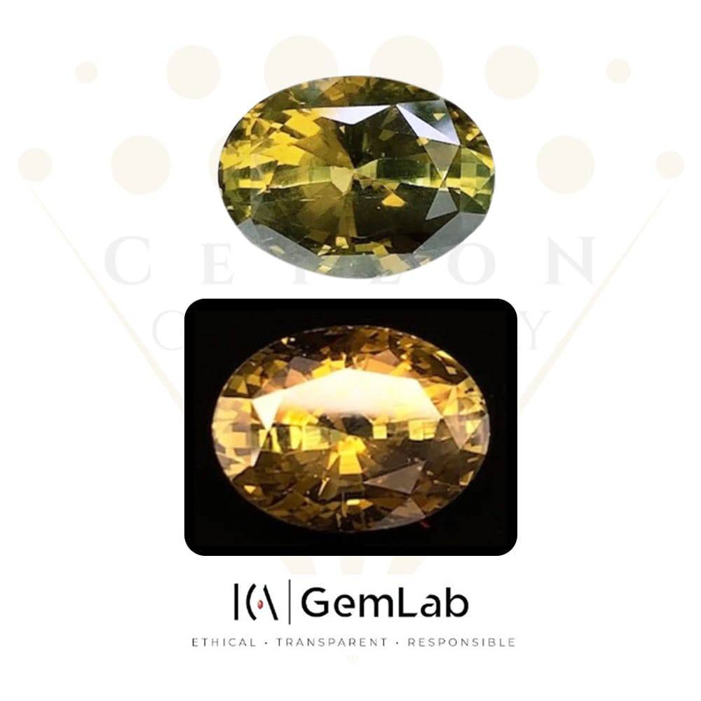 15.10 Cts Natural Alexandrite Gemstone Certified Gemstones Alex Chrysoberyl Rare Gemstone - (UH) - Baza Boutique 