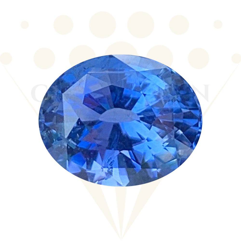 3.08 Cts Blue sapphire, Natural Ceylon Sapphire - Baza Boutique 