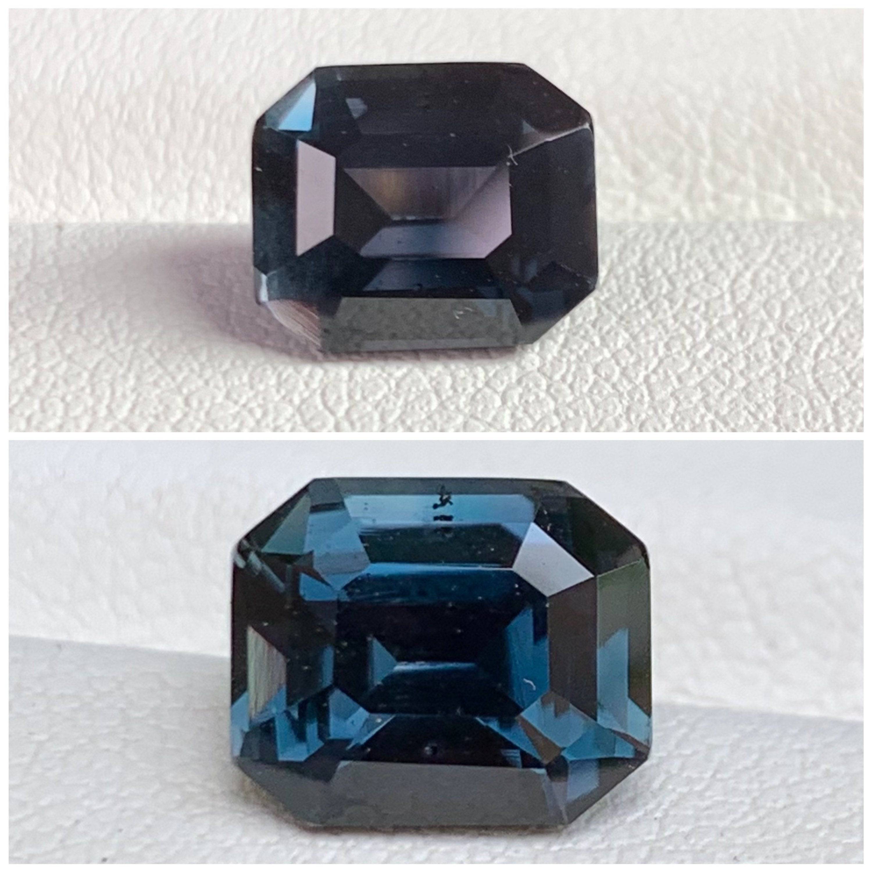 4.09 Cts Natural Color Change Teal Sapphire - (UH) - Baza Boutique 