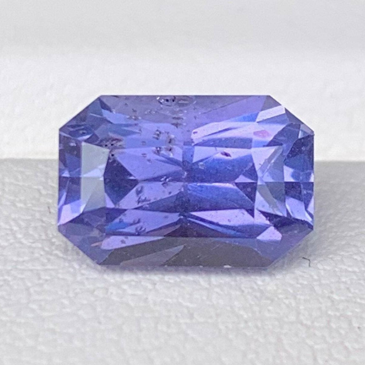 Purple sapphire 3.43 Carats, Unheated lavender sapphire ring, lilac sapphire, purple sapphire engagement Ring, Natural Vivid Purple Sapphire - Baza Boutique 