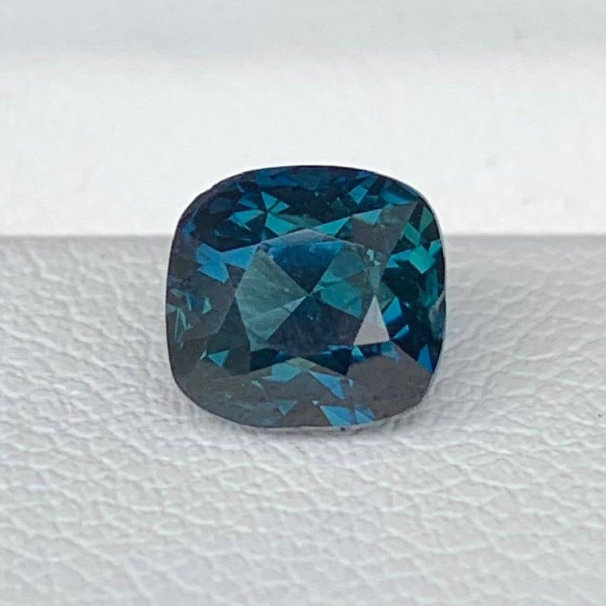 Unheated Teal Sapphire 2.02 Cts, Peacock Sapphire Engagement Ring, BlueGreen Sapphire Ring, Teal Sapphire Ring, Natural Ceylon sapphire Gift - Baza Boutique 