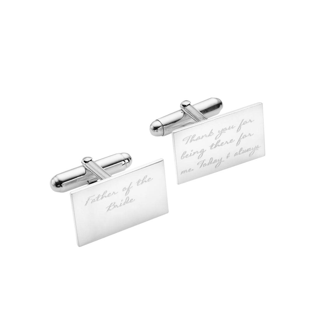 Engravable Cufflinks - Formal Wear, Gift For Him - Baza Boutique 