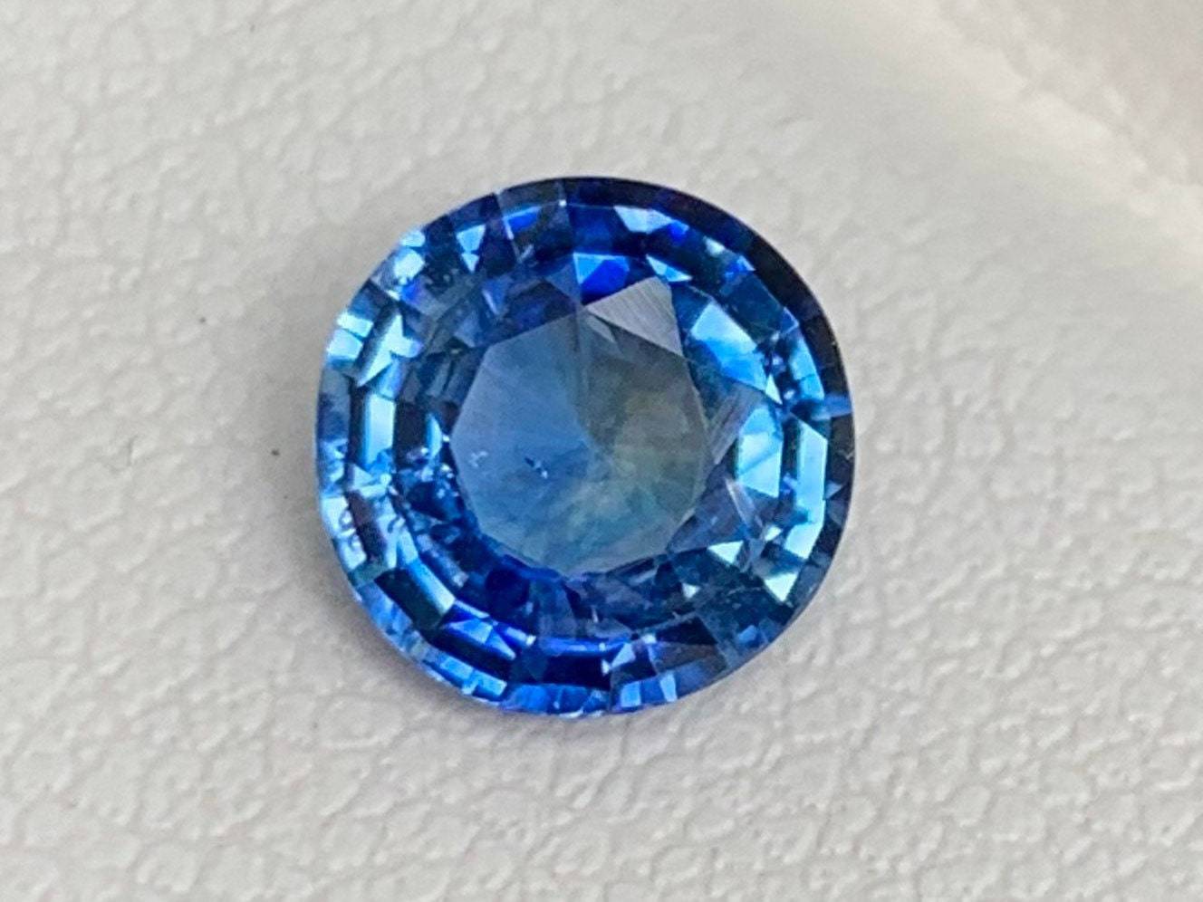 Blue sapphire 1.54 Cts, Natural Cornflower Blue Sapphire, Blue sapphire for Engagement ring, Ceylon Blue Sapphire, A Gift for her - Baza Boutique 