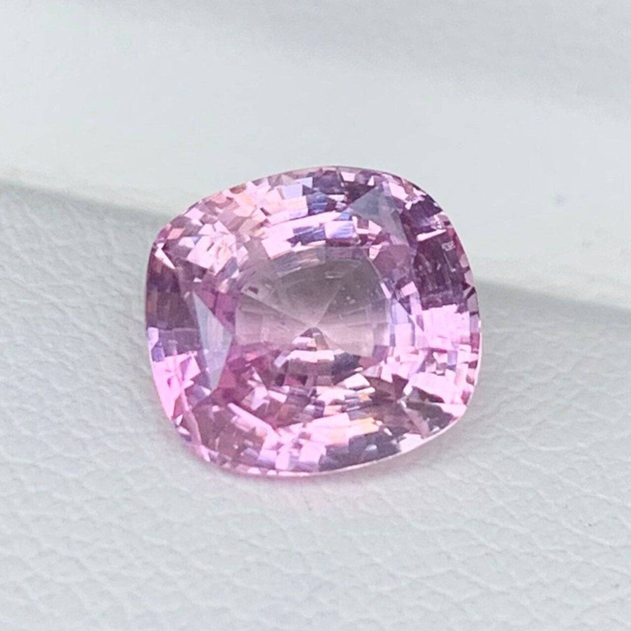 Blush Lavender Peach Sapphire 3.28 Cts, Unheated lavender sapphire, lilac Pinkish purple sapphire engagement Ring,Pink Sapphire Gift For Her - Baza Boutique 